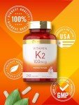 Carlyle Vitamin K2 100 mcg | 240 Capsules