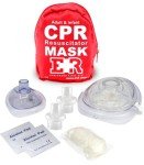 CPR Mask Combo Kit with Gloves & Prep Pads