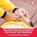 CPR Mask Combo Kit with Gloves & Prep Pads