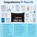 97-Piece First Aid Kit for Travel and Camping