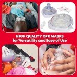 CPR Mask Combo Kit with Gloves & Prep Pads