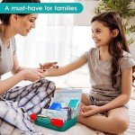 Compact 110-Piece First Aid Kit for Everyday Use