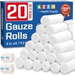 20 Pack Gauze Rolls - Perfect for First Aid
