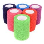 Colorful Self-Adhesive First Aid Bandages - 6 Pack