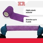 Colorful Self-Adhesive First Aid Bandages - 6 Pack