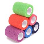 Colorful Self-Adhesive First Aid Bandages - 6 Pack