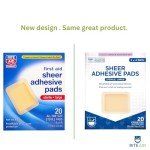 Rite Aid Sheer Adhesive Bandages - 20 Count