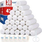 30 Pack Breathable Gauze Rolls for First Aid