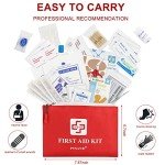 Compact 150-Piece First Aid Kit for Anytime Needs