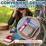 Set of 2 Travel Size Empty First Aid Bags