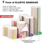 FRESINIDER Elastic Bandage Wrap - 7 Pack