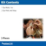 Eye Wash Kit with Pads & Adhesive Strips