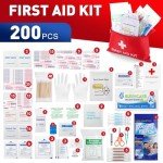Compact 200PC Waterproof Mini First Aid Kit