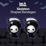 Halloween Skeleton Shaped Bandages - 50 Count