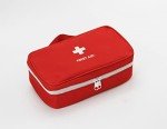 Compact Red First Aid Kit Bag for Travel