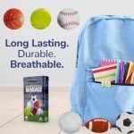 Fun Sports Ball Adhesive Bandages – 50 Count