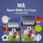 Fun Sports Ball Adhesive Bandages – 50 Count