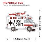 Kids' First Aid Decals - Cute 4-Pack