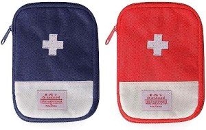 2 Pack Mini First Aid Bags for Travel