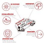 Kids' First Aid Decals - Cute 4-Pack