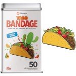 Taco Shaped Adhesive Bandages - 50 Count