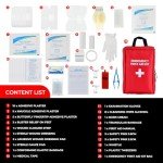 Compact First Aid Kit for Home, Travel & Outdoors