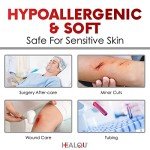 Gentle Adhesive Medical Tape - 12 Rolls, 1" x 10yd