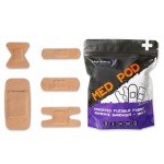 Flexible Fabric Assorted Adhesive Bandages - 100 Pack