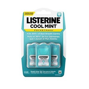 Listerine Cool Mint Breath Strips, 3 Packs