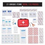 Compact First Aid Kit for Car & Travel