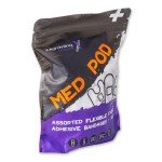 Flexible Fabric Assorted Adhesive Bandages - 100 Pack