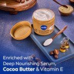 NIVEA Cocoa Butter Body Cream, 16 oz Jar