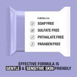 Neutrogena Night Calming Makeup Remover Wipes, 50 Count