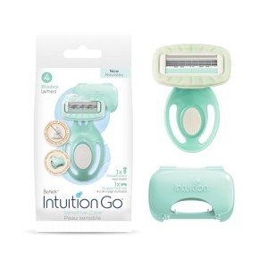 Schick Intuition Go Travel Razor for Sensitive Skin