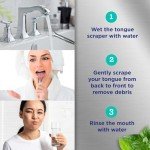 GuruNanda Stainless Steel Tongue Scraper Set