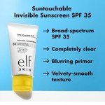 e.l.f. SKIN Invisible SPF 35 Gel Sunscreen