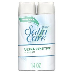 Gillette Satin Care Women's Shave Gel, 2-Pack