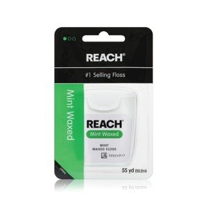 Mint Waxed Dental Floss - Shred Resistant 55 yd