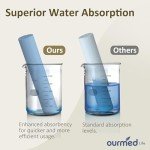 Disposable Lint-Free Face Towels – 50 Count