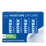 NIVEA Hydrating Lip Balm Set - 4 Pack