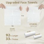 Disposable Lint-Free Face Towels – 50 Count