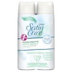 Gillette Satin Care Women's Shave Gel, 2-Pack