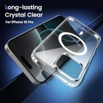 Temdan for iPhone 16 Pro Case Clear, [Compatible with Magsafe] Shockproof Slim Megnetic Phone Case for iPhone 16 Pro, Transparent