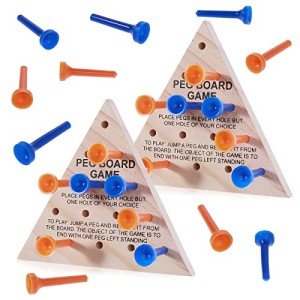 Wooden Triangle Peg Game – Family Fun Pack