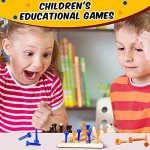 Wooden Triangle Peg Game - Fun Strategy Puzzle