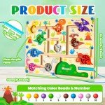 Magnetic Dinosaur Maze Puzzle for Toddlers
