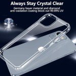 jaroco for iPhone 13 Case 6.1-Inch, Non-Yellowing Shockproof Phone Bumper Cover, Anti-Scratch Clear