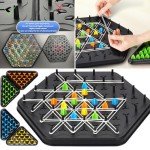 Triangle Chain Chess Game for Fun Family Play