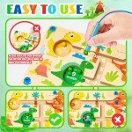 Magnetic Dinosaur Maze Puzzle for Toddlers