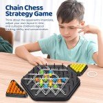 Triangle Chain Chess Game for Fun Family Play